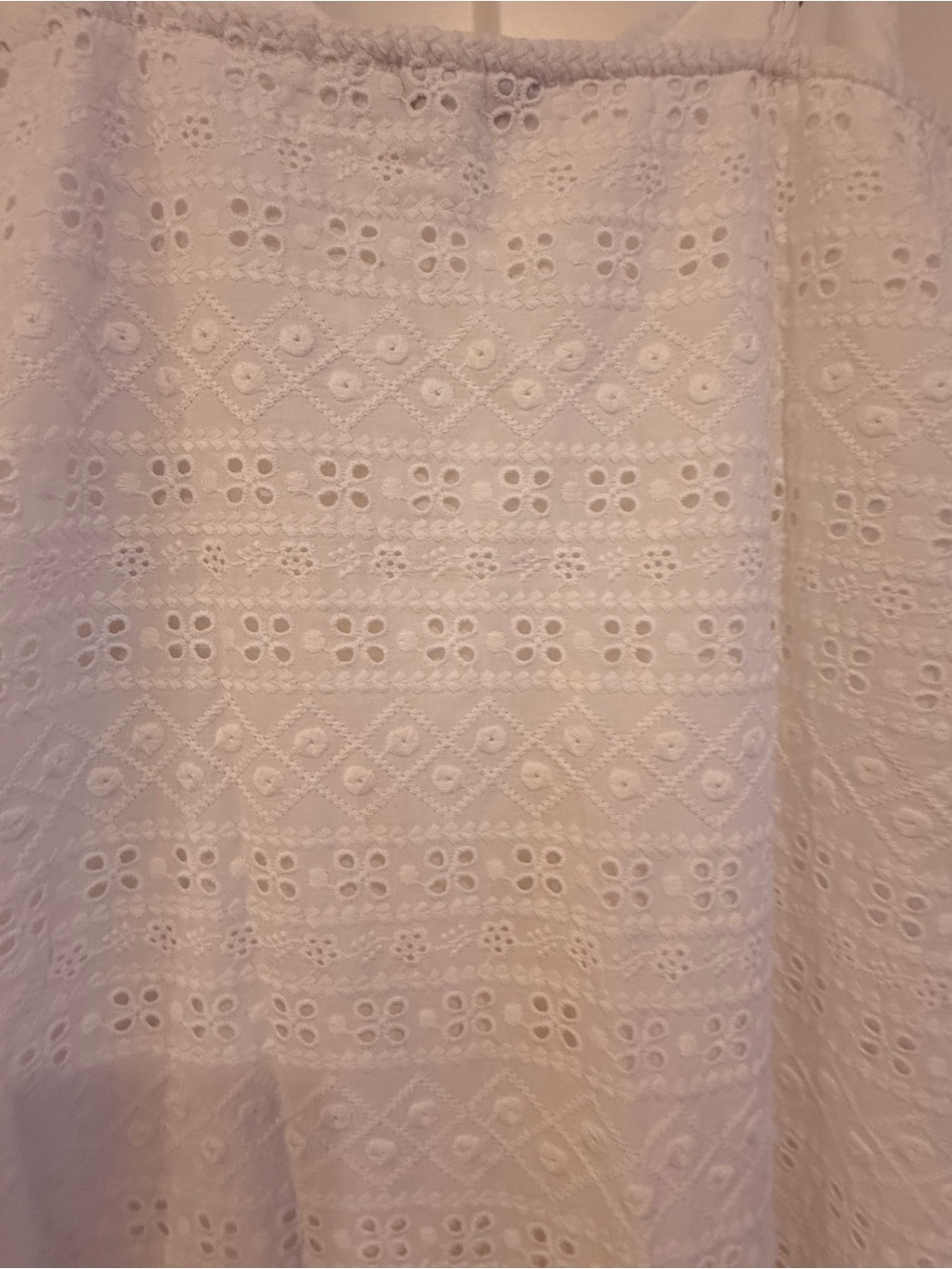 Rebellion White Eyelet Tiered Maxi Dress - Picture 13 of 14
